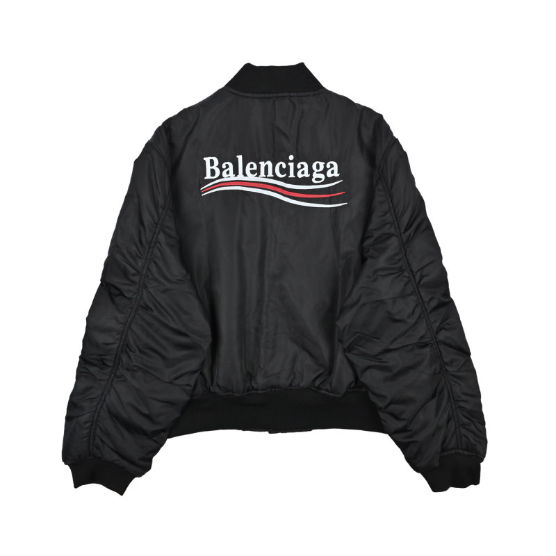 Balenciaga Black Logo Windbreaker Jacket view