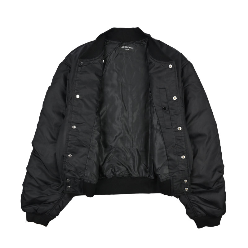 Balenciaga Black Logo Windbreaker Jacket view