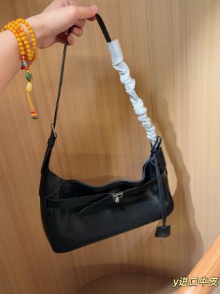 Balenciaga Belair Axillary Bag Black Silver view 3