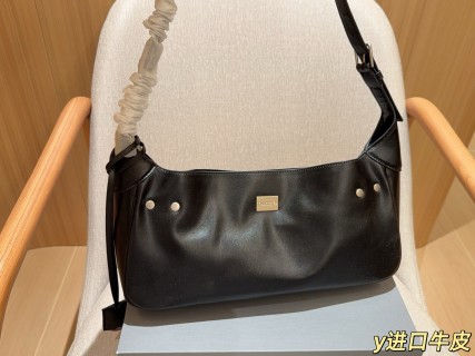 Balenciaga Belair Axillary Bag Black Silver view 4