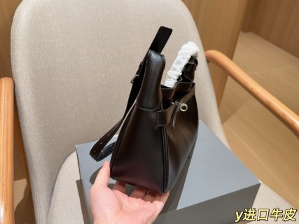 Balenciaga Belair Axillary Bag Black Silver view 5