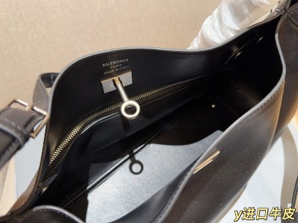 Balenciaga Belair Axillary Bag Black Silver view 9