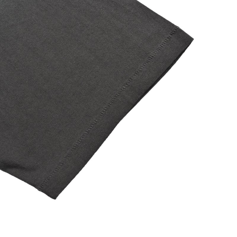 Vintage Black Graphic Portrait T-Shirt with Neon Text view