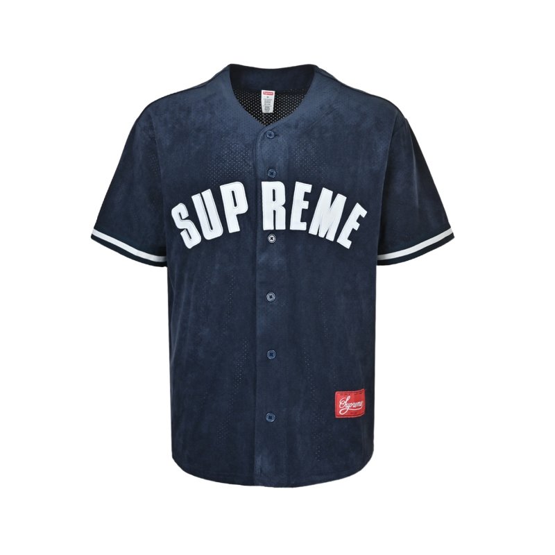 Navy Blue Mesh Sports T-Shirt with Embroidered Number view