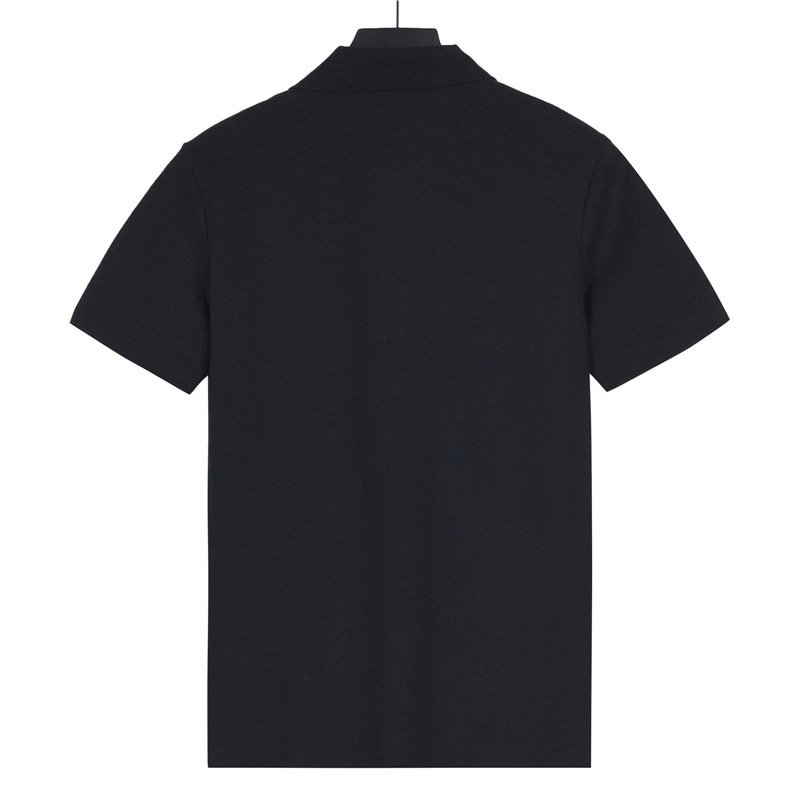 Women's Black Polo Shirt - Classic Short Sleeve view