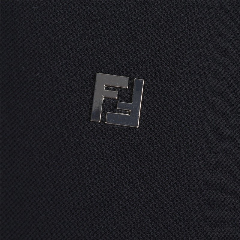 Women's Black Polo Shirt - Classic Short Sleeve view