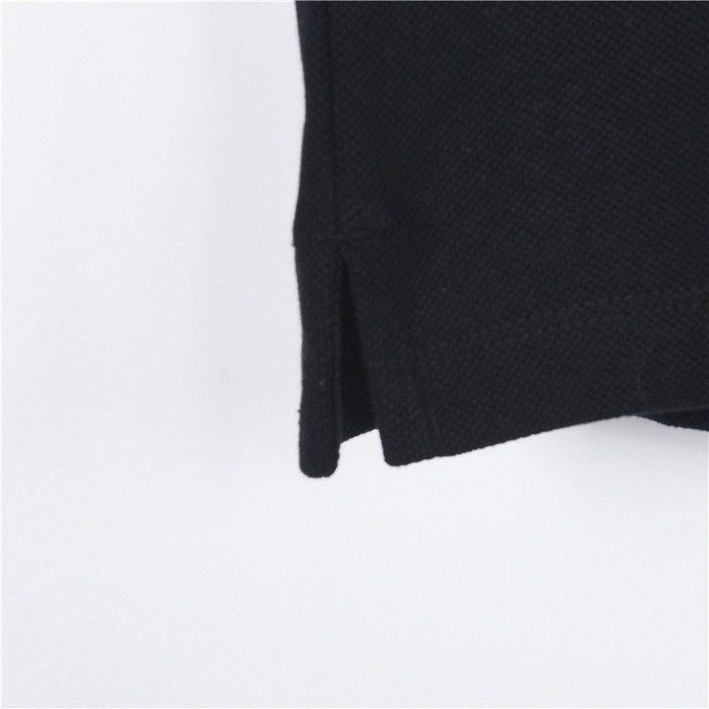 Women's Black Polo Shirt - Classic Short Sleeve view