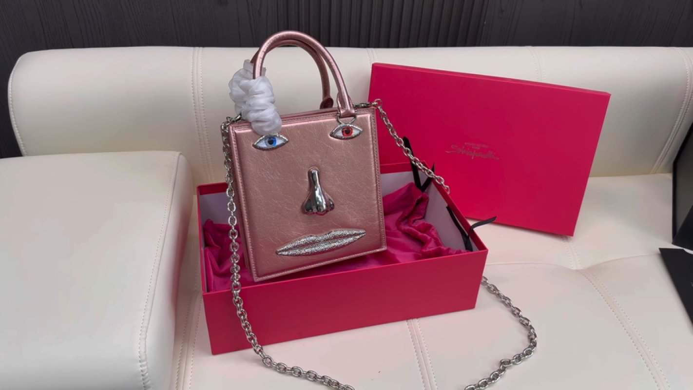 Loewe Puzzle Face Bag Rose Quartz