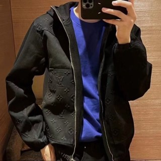 Louis Vuitton Monogram Down Puffer Jacket Black