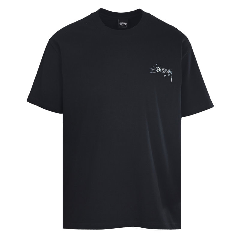 Stüssy Logo Black T-Shirt view