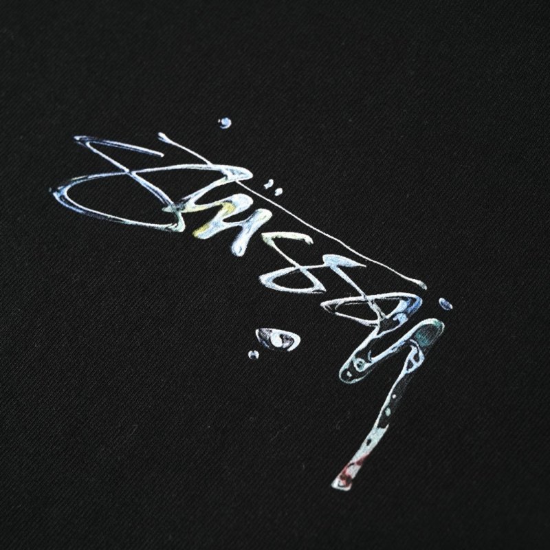 Stüssy Logo Black T-Shirt view