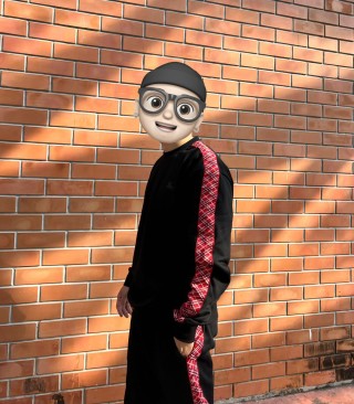 Black & Red Check Side Stripe Cargo Pants view 3