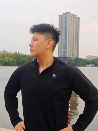 Black Long Sleeve T-Shirt with Embroidered Logo view 5