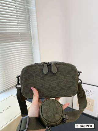 Coach Charter 19 Crossbody Bag – Olive Canvas
