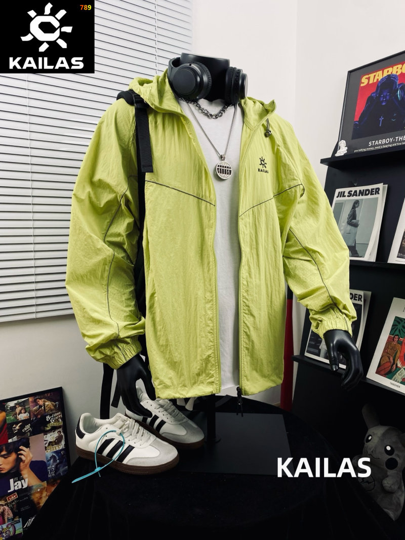 Kailas Lemon Yellow Lightweight Outdoor Windbreaker Jacket