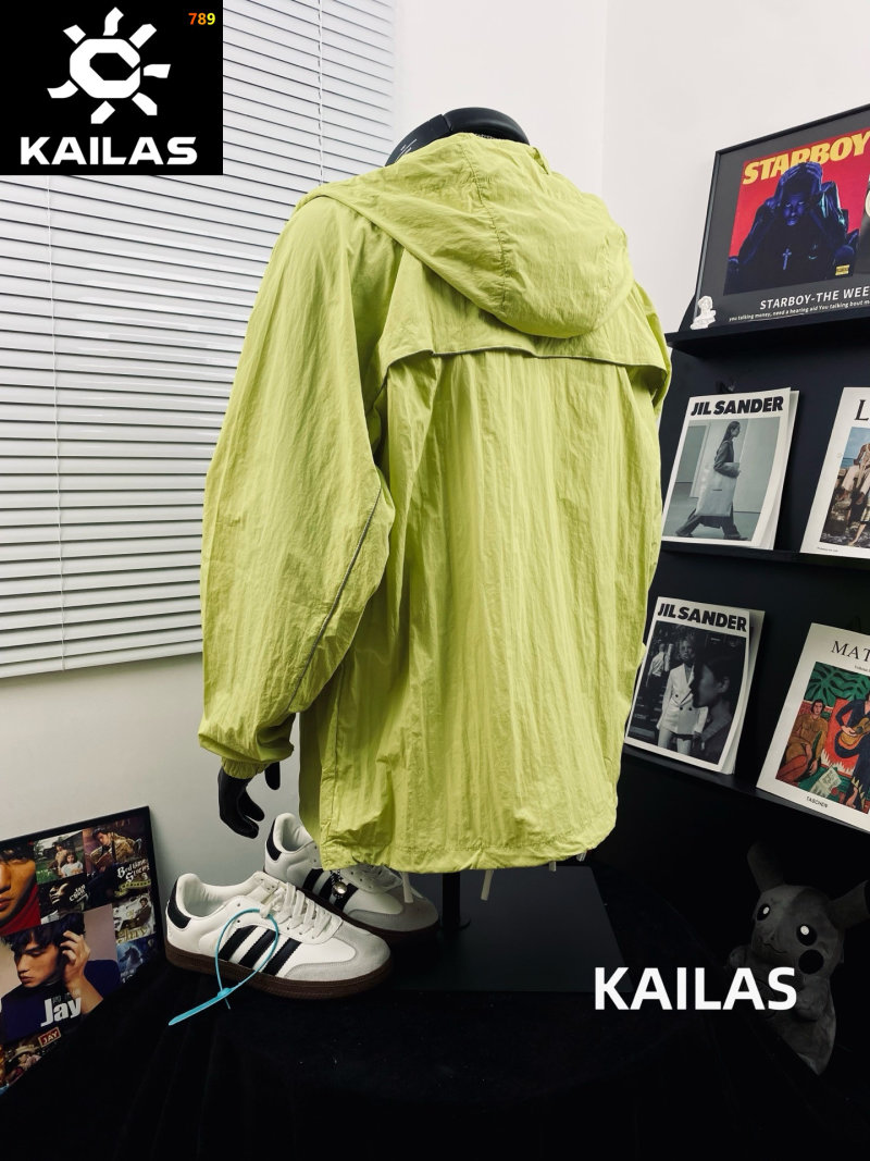 Kailas Lemon Yellow Lightweight Outdoor Windbreaker Jacket view