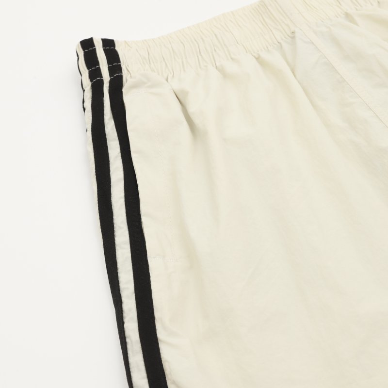 Adidas 3-Stripe Cream Athletic Shorts view