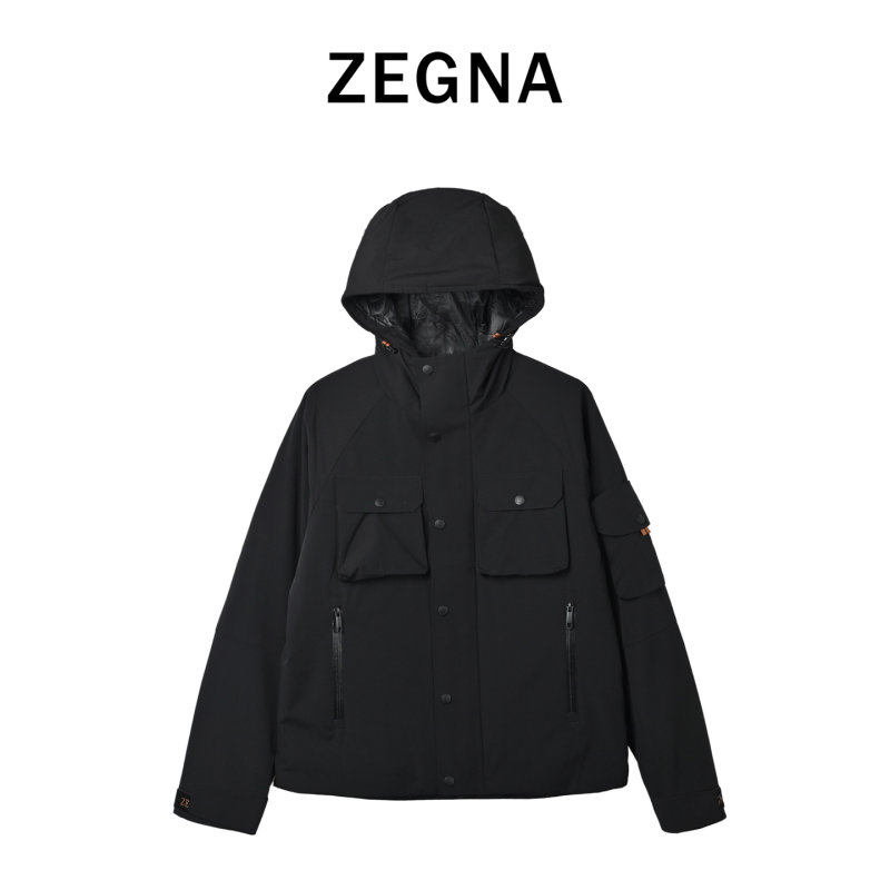 Black Puffer Down Jacket