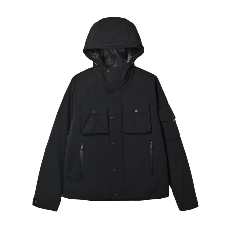 Black Puffer Down Jacket view