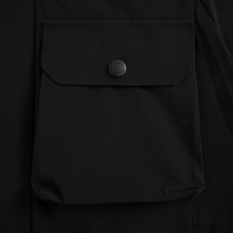 Black Puffer Down Jacket view