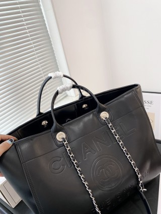 Chanel Black Beach Tote Bag 37x30cm view 2