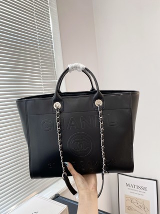 Chanel Black Beach Tote Bag 37x30cm view 5
