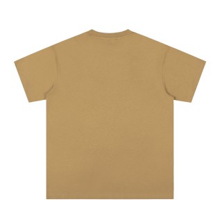 Ami Classic Heart Embroidery T-Shirt Beige view 2