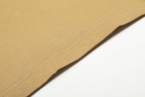 Ami Classic Heart Embroidery T-Shirt Beige view 6