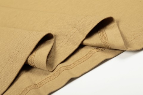 Ami Classic Heart Embroidery T-Shirt Beige view 7