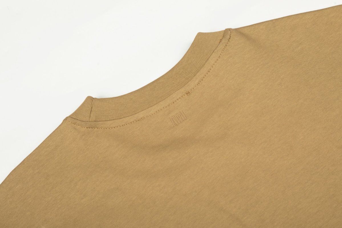 Mustard Yellow Oversized T-Shirt with Teal Heart Print view