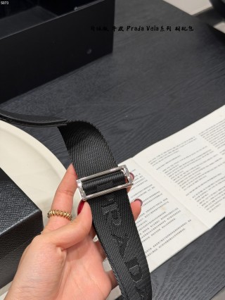 Prada Vela Black Camera Bag – 23cm view 9