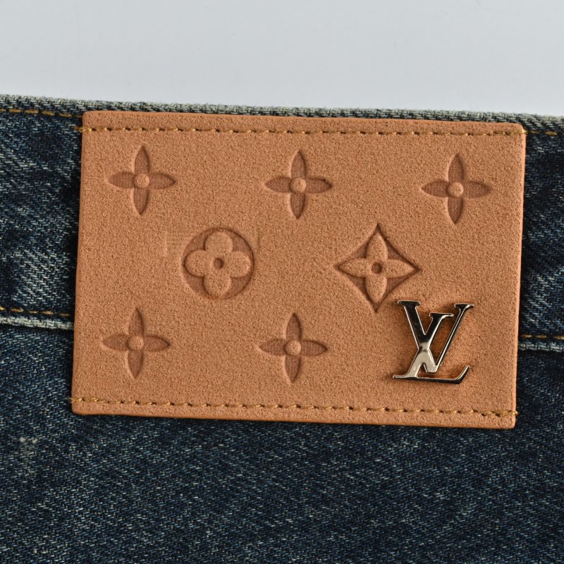 Premium Dark Wash Straight Leg Denim Jeans view