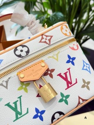 Louis Vuitton Vanity Multicolor Monogram Cosmetic Case view 3