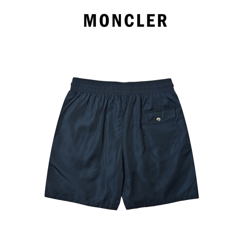 Moncler Navy Stripe Track Shorts view