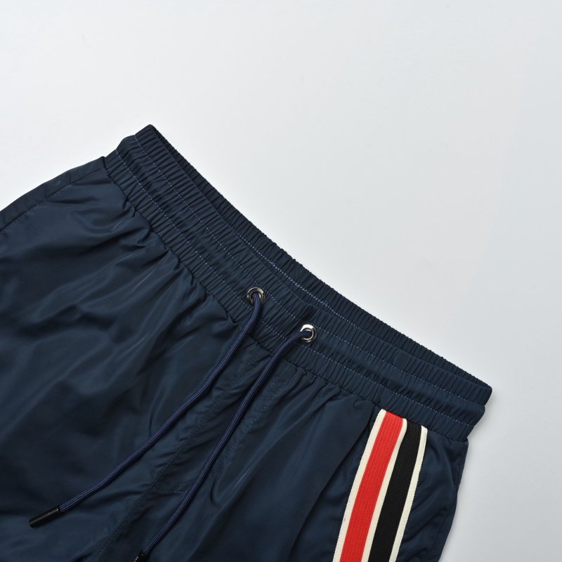 Moncler Navy Stripe Track Shorts view