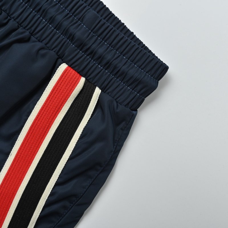 Moncler Navy Stripe Track Shorts view