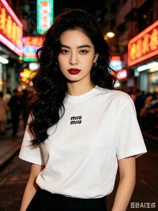 Miu Miu Logo White T-Shirt