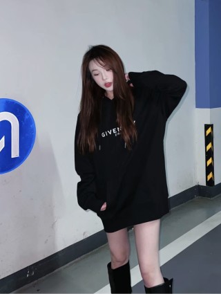 Givenchy Black Logo Hoodie