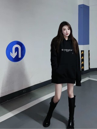 Givenchy Black Logo Hoodie view 5