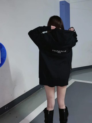 Givenchy Black Logo Hoodie view 8
