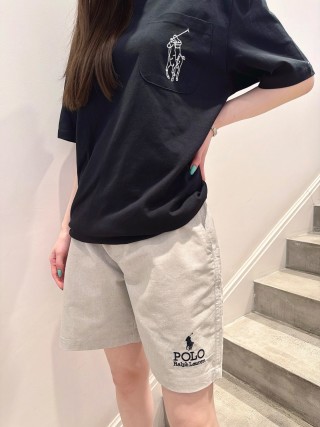 Polo Ralph Lauren Beige Logo Shorts view 2