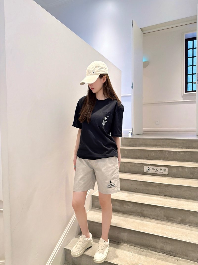 Polo Ralph Lauren Beige Logo Shorts view