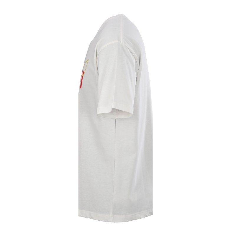 Fendi Roma White T-Shirt with Yellow & Red Logo view