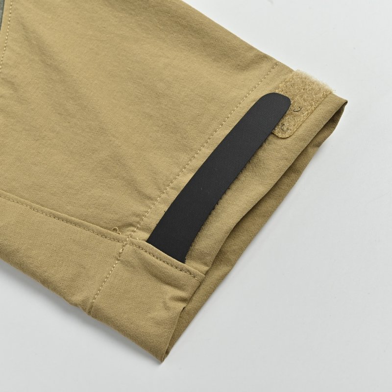 Arc'teryx Beige & Charcoal Hooded Softshell Jacket view