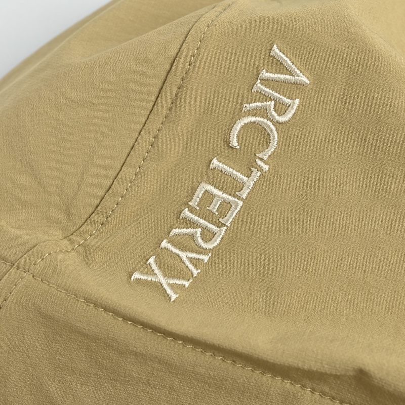Arc'teryx Beige & Charcoal Hooded Softshell Jacket view