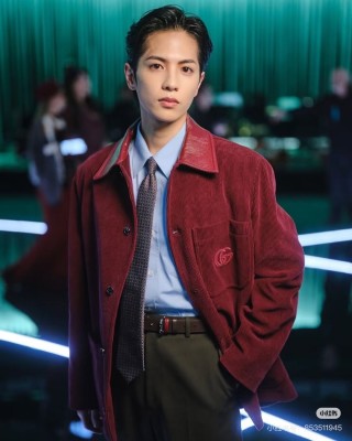 Gucci Red Corduroy Blazer Jacket