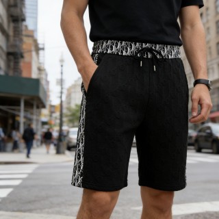 Dior Monogram Jacquard Black Shorts