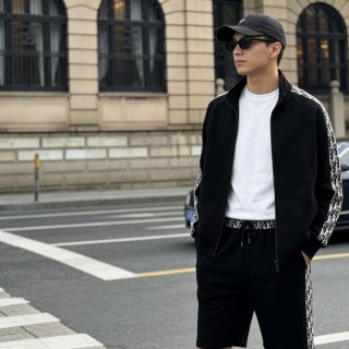 Dior Monogram Jacquard Black Shorts view 3