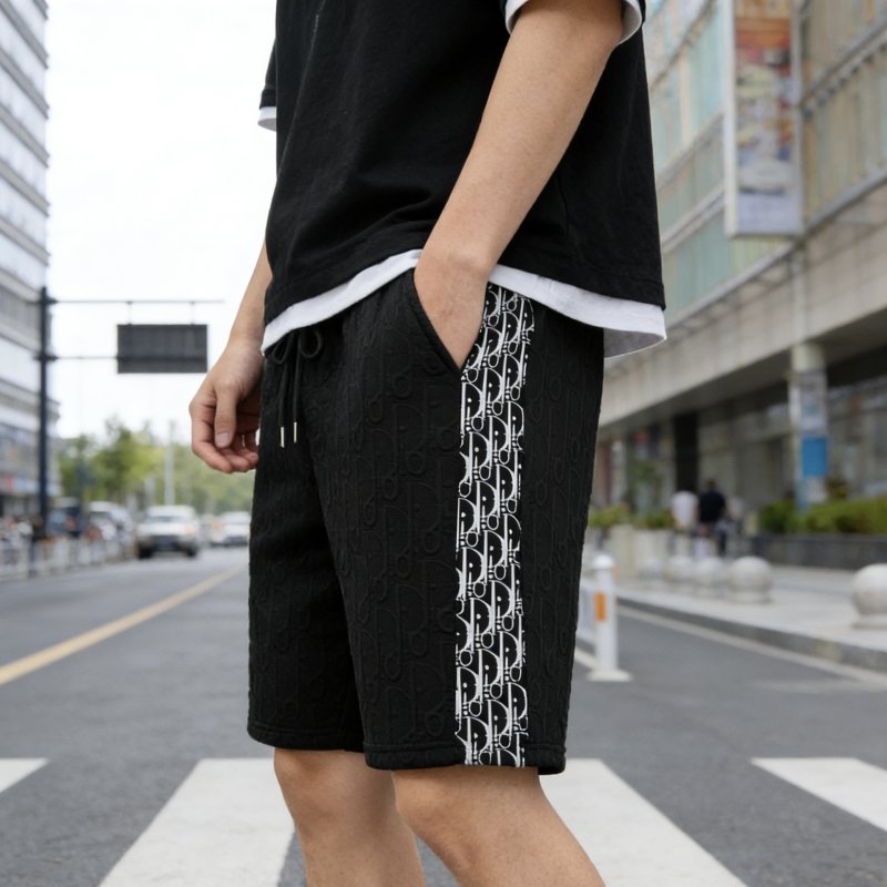 Dior Monogram Jacquard Black Shorts view