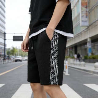 Dior Monogram Jacquard Black Shorts view 7